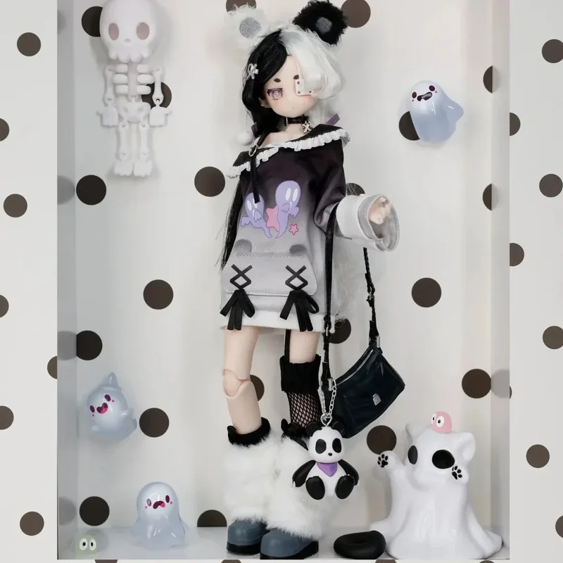 Original Unbelievable Transfer Student S6 Rooted Hair BJD Action Figure Blind Box Kawaii Ornaments Cute Dolls Model