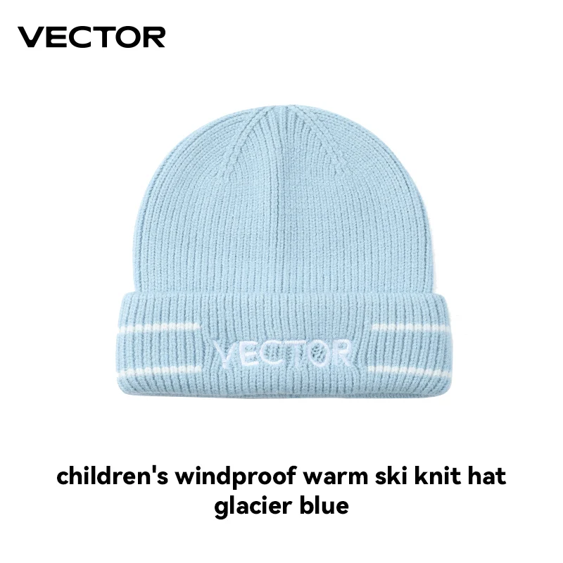 VECTOR Children\'s Winter Hat New Beanie Knitted Fluorescent Hat Girls Autumn Women\'s Beanie Hat Warm Hat Ladies Casual Hat