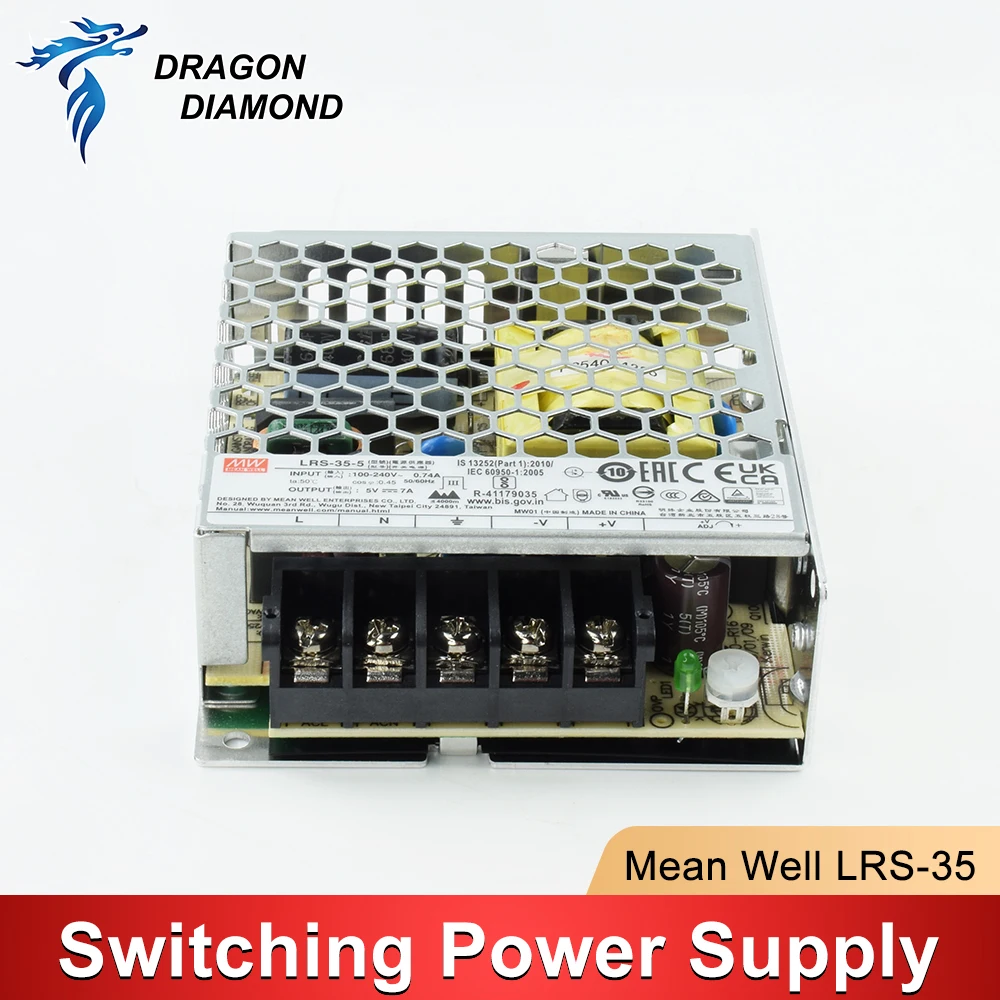 Mean Well LRS-35 Series Switching Power Supply 35W LRS-35-5V/12V/15V/24V/36V/48V