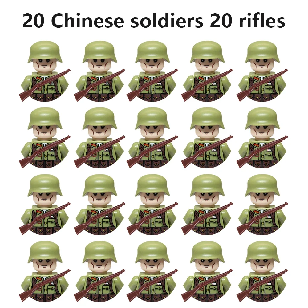 20 military action figures, gifts and toys from the Soviet Union, the United States, Britain, France, Japan, Canada and Italy. image 3