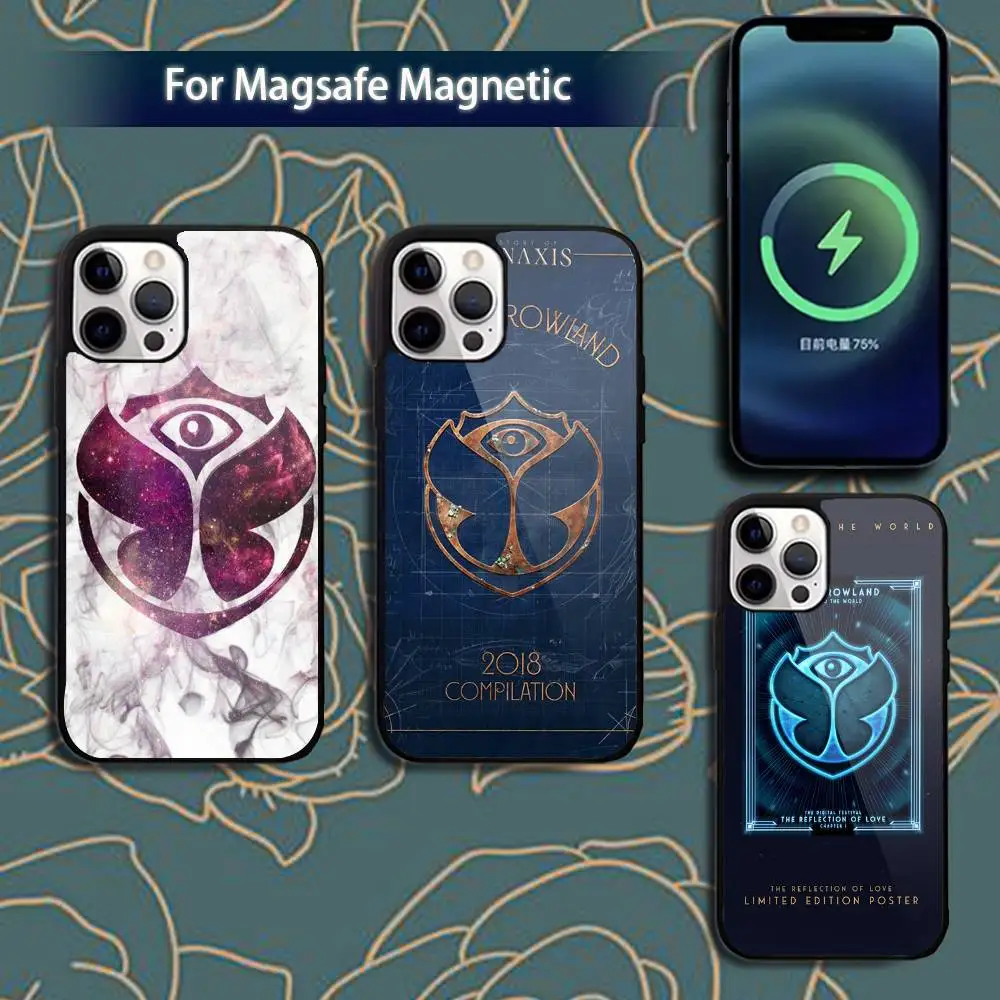 

Music F-Festival Tomorrowland Phone Case For iPhone 16,15,14,13,12,11,Pro,Max,Plus,Mini,Magsafe,Magnetic Wireless Charging Case