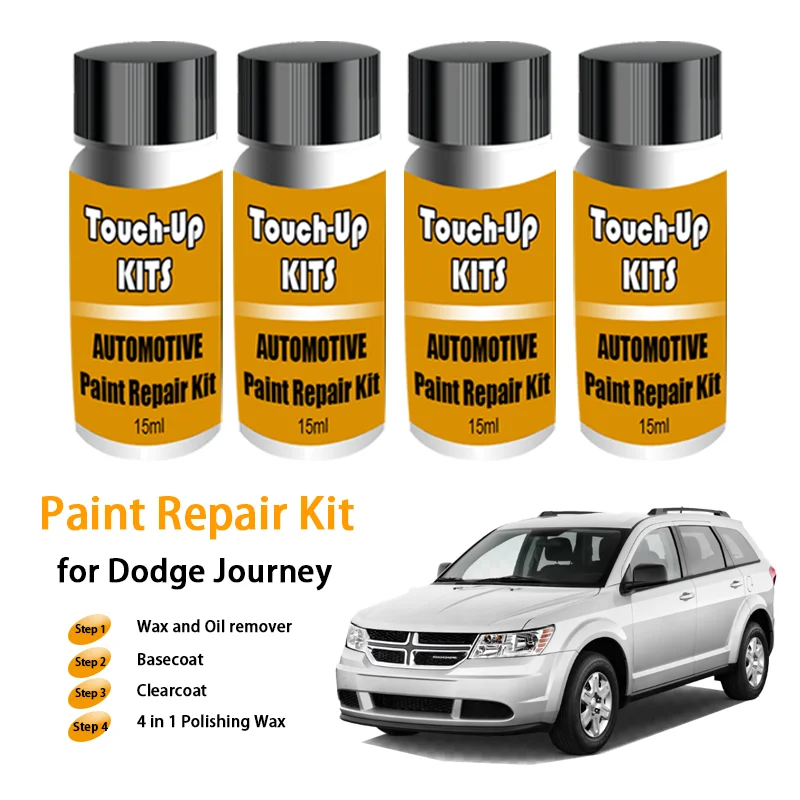 

Car Paint Repair Kit for Dodge Journey Touch-Up Set Paint Scratch Remover Automotive Paint Care Accessories Black White