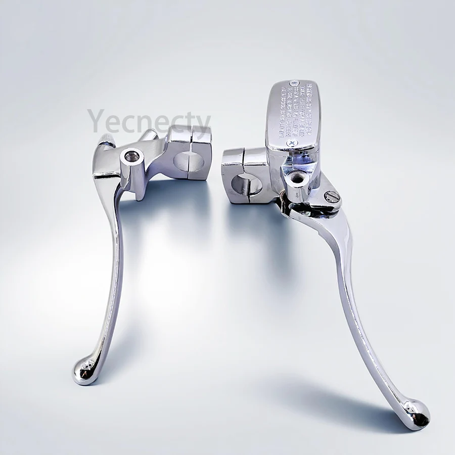 Chrome Universal 25MM Motorcycle Brake Clutch Master Cylinder Levers For Honda NV600 Shadow 750 Steed 400 VF750 CD Magna Deluxe