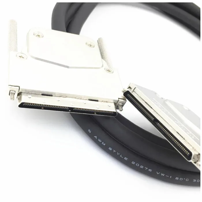 High Quality SCSI HDRA-100PB-L2000 VHDCI100P male to male power connector cable VHDVI100P Data Connector Cable