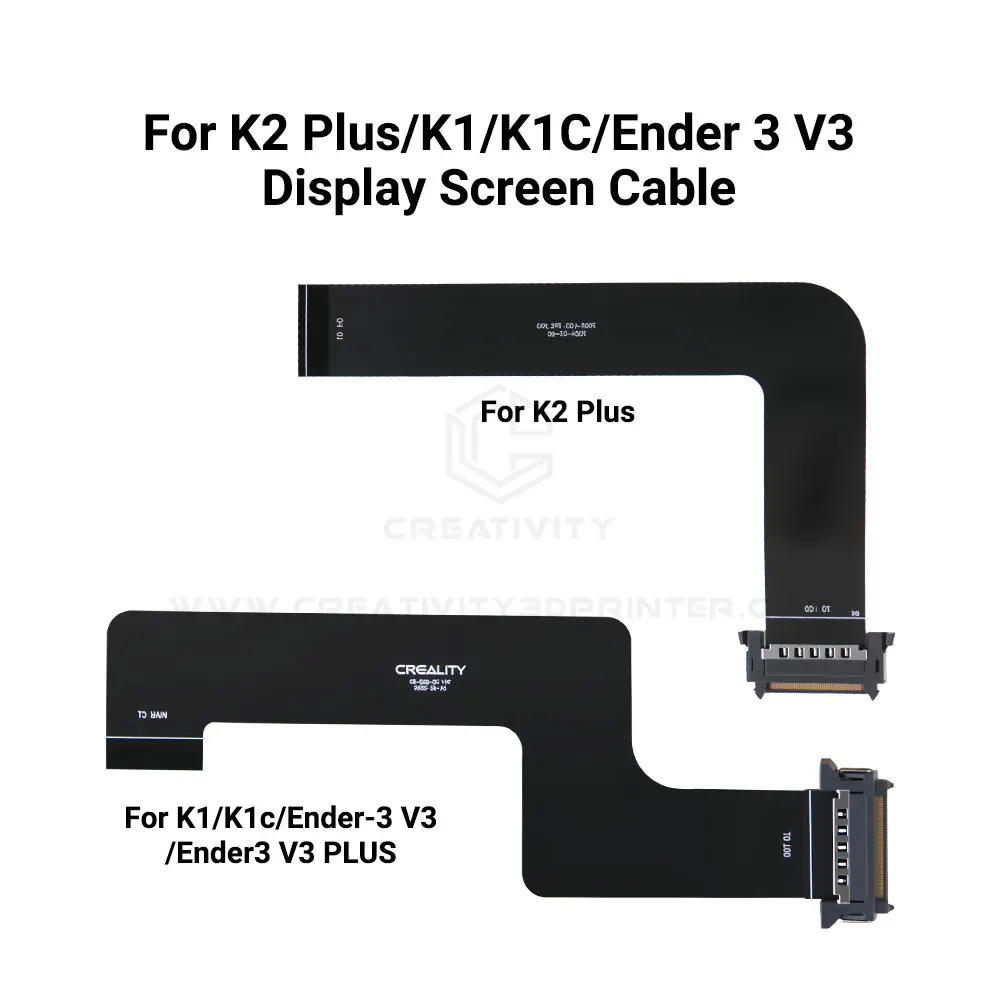 

For K2 Plus/K1/K1C/Ender 3V3 Display Screen Connection Cable Black FPC Cable L162mm 3D printer accessories