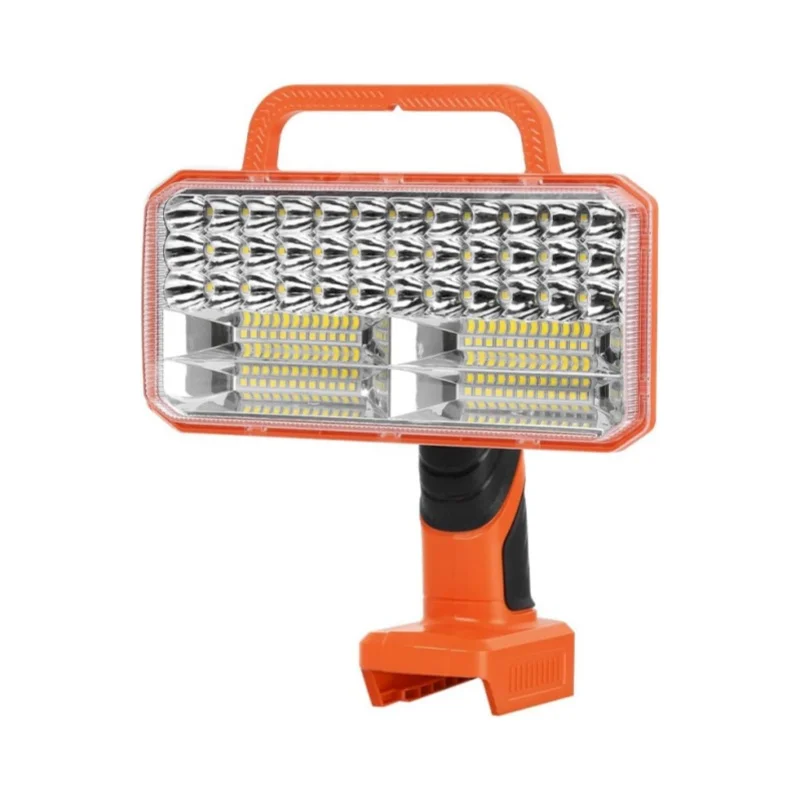 

Светодиодный рабочий фонарь 40 Вт, 4200 лм для USB-порта Black Decker, 20 В, 3 режима, 90 ° Pivot (батарея в комплект не входит)
