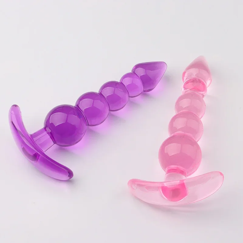 Soft Silicone Anal Plugs Anal Beads Dildo Butt Plug Prostate Massage Unisex Sexy Stopper Adult Sex Toy for Men Women Adult Games