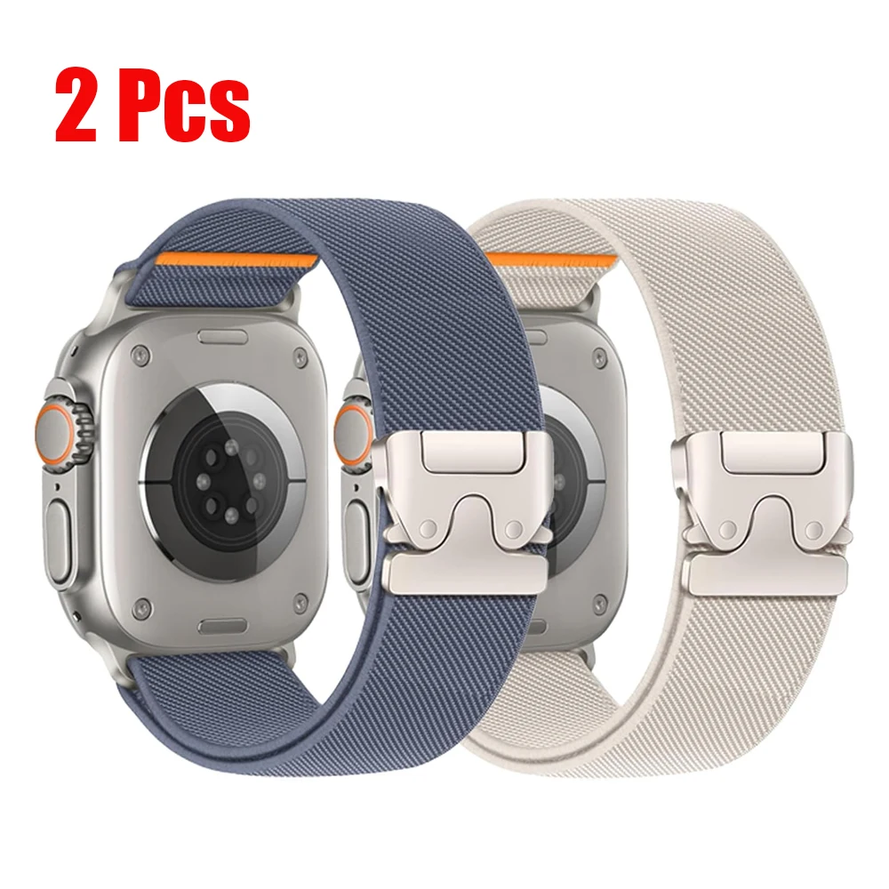 Fallschirm-Armbänder für Apple Watch Ultra 3 Band 49mm 45mm 46mm 44mm 42mm 40mm 41mm Correa Armband IWatch Series 11 10 9 8 7 6 SE