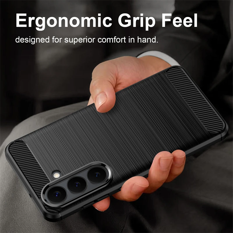 Full Cover For Samsung Galaxy S27 Case Samsung S27 Pro S27Ultra Anti-knock Silicone Carbon Fiber Back Cover For Samsung S27 Case