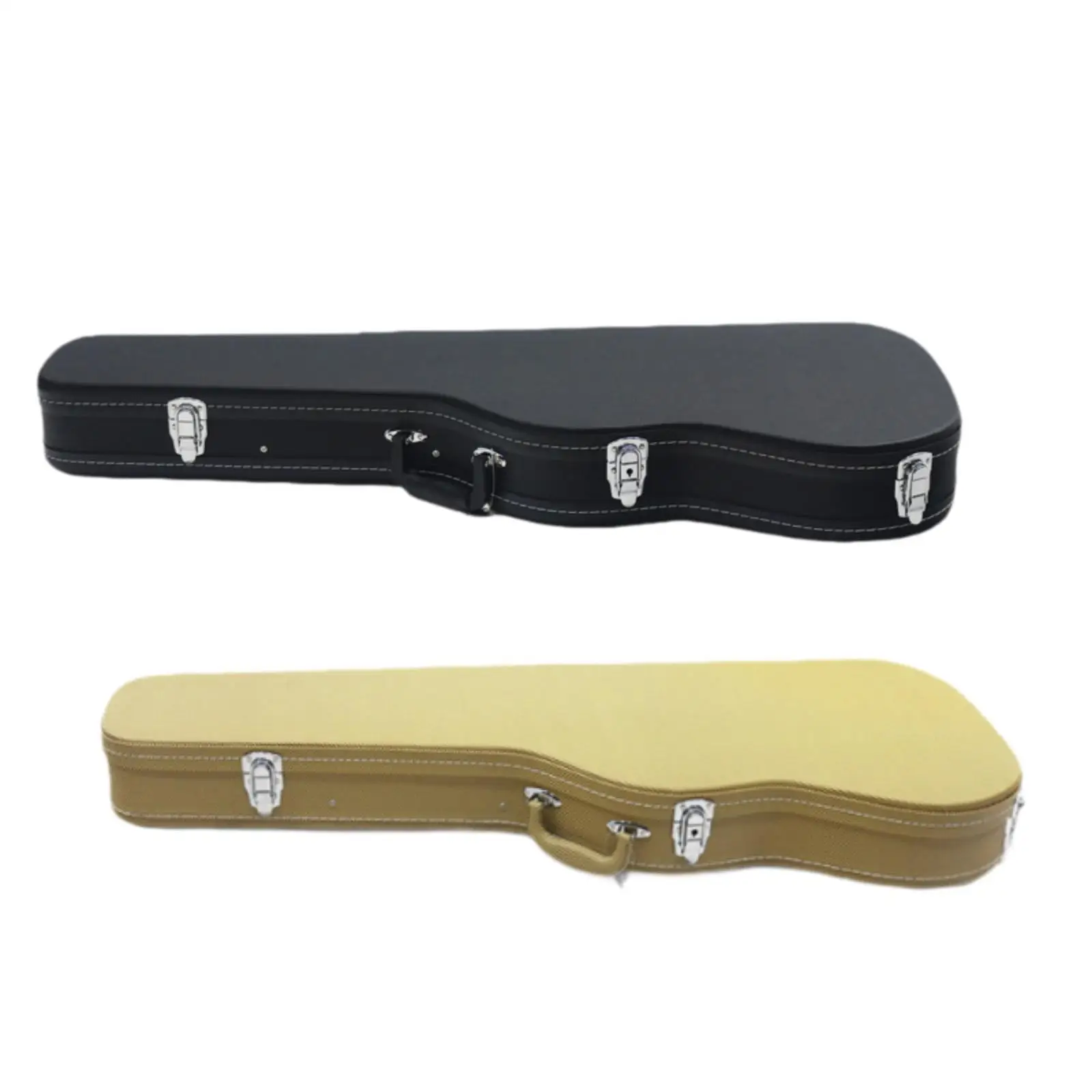 Bass Guitar Carrying Case Travel Bag with Hard Shell for Accessories