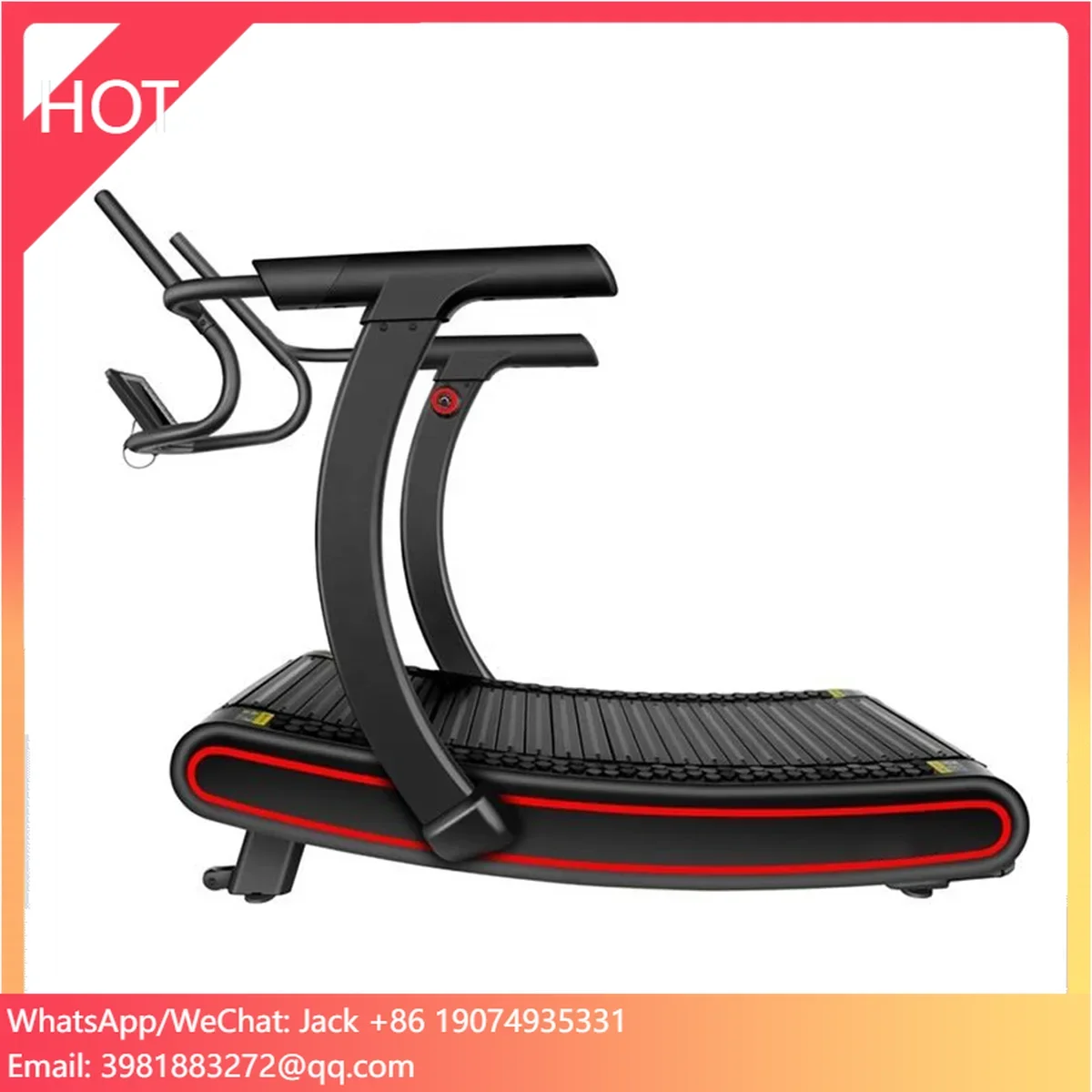 China barato Climbi portátil Brightway doblado mejor Manual perilla grande ajuste del cuerpo cinta de correr curva venta gimnasio cinta de correr sin alimentación