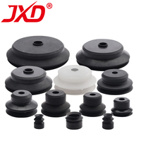 JXD PISCO Black NBR Vacuum Sucker PJG-4/6/8/10/15/20/25/30/35/40/50 White Silicone Double Layer Round Soft Vacuum Suction Cup