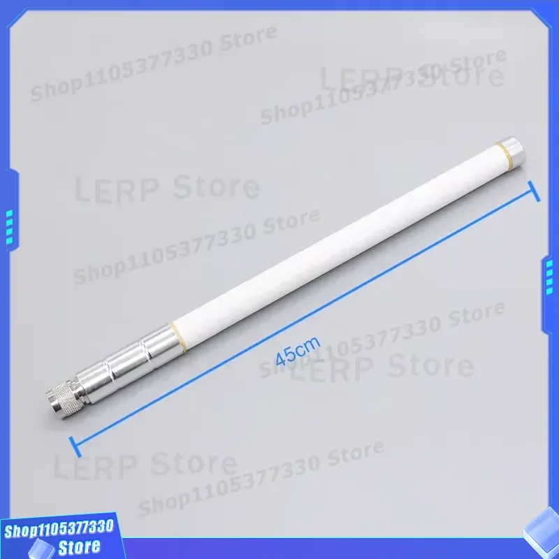 450mm Fiberglass CB Radio Antenna 136-174MHz N Type Male Connector for Outdoor Mobile Vehicle Communication Base Station Use