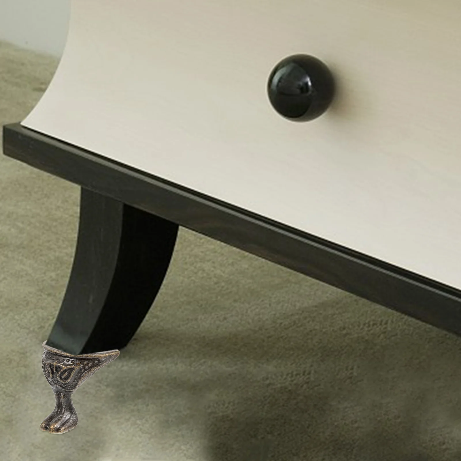 

12pcs Decorative Feet Hardware Zinc Alloy Thickened Legs For Jewelry Box Wood Case Corner Protectors Box Feet Metal Hardware