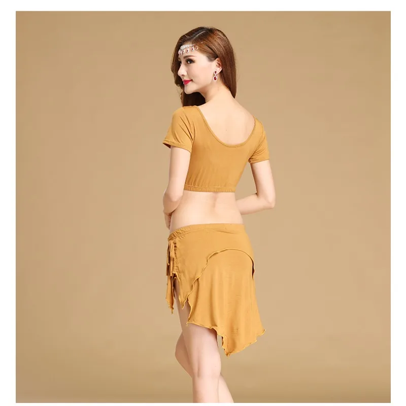 Customized Belly Dance Set Practice Clothing Modal Cotton Versatile Performance Clothing Oriental Dance Costume Troupe Dress