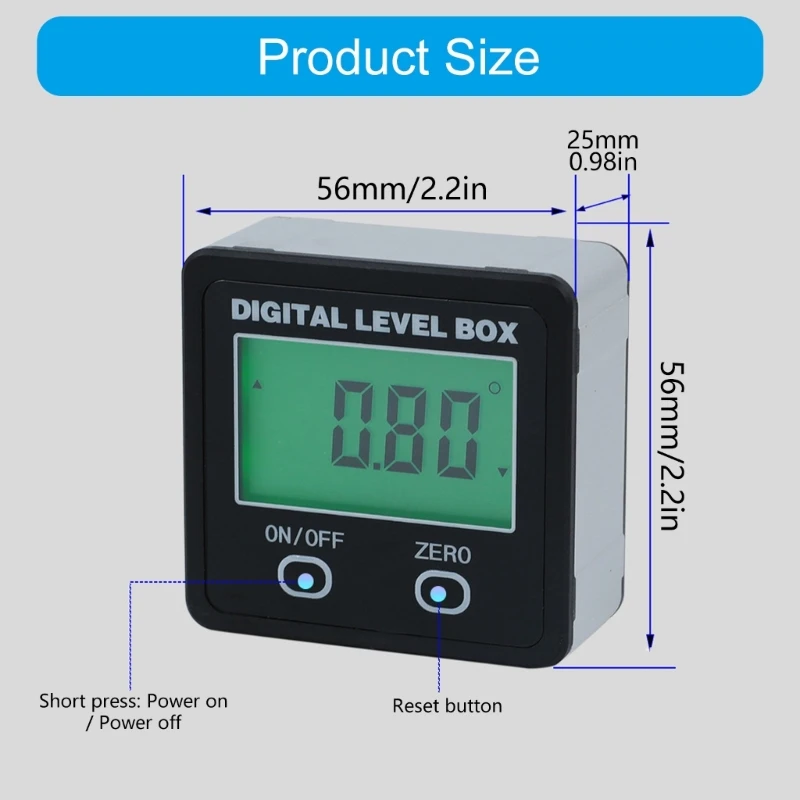 Angles Meter Protractor Inclinometer Level Angles Meter Digital Meter
