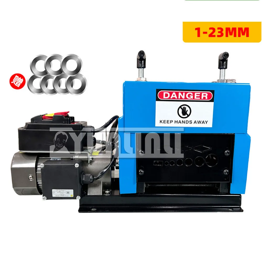 Electric Wire Stripping Machine 1-23mm Cable Stripper 60W Copper Peeler For Copper Aluminium Wire Recovery