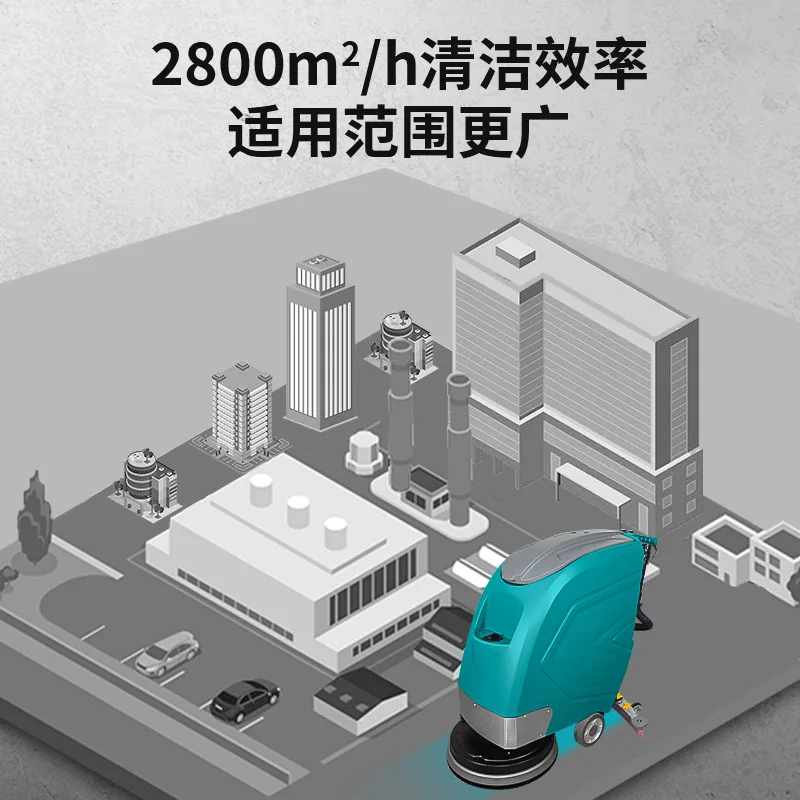 Máquina de lavar três em um integrada com arrasto manual comercial