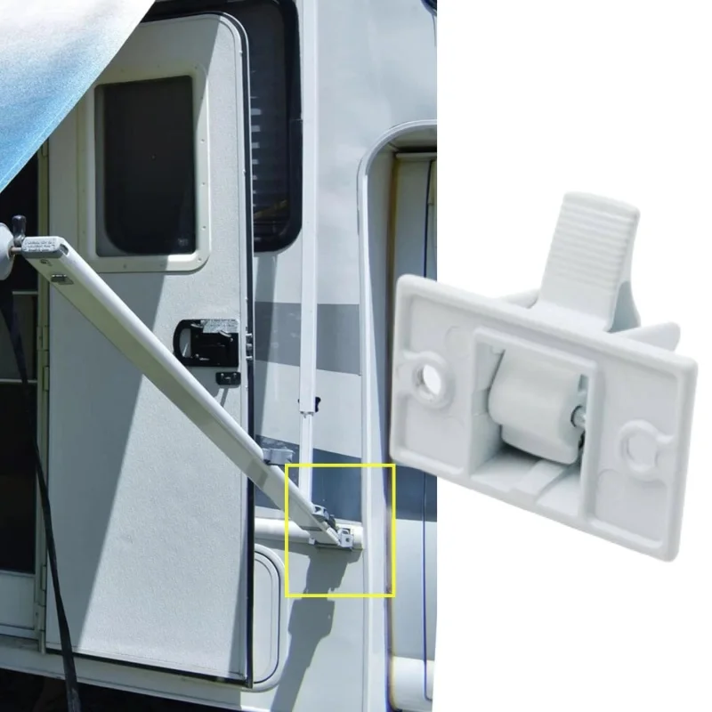 

Кронштейн для нижнего крепления кронштейна маркизы Dometic Sun Chaser, сменный комплект крепежной фурнитуры для маркизы для автодомов и кемперов, белый