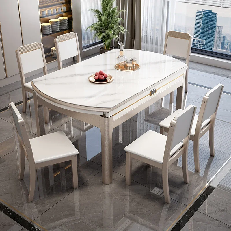 

Event Modern Party Dining Table Food Stands Waterproof Space Saving Dining Table Center Salon Tavolo Da Pranzo Furniture