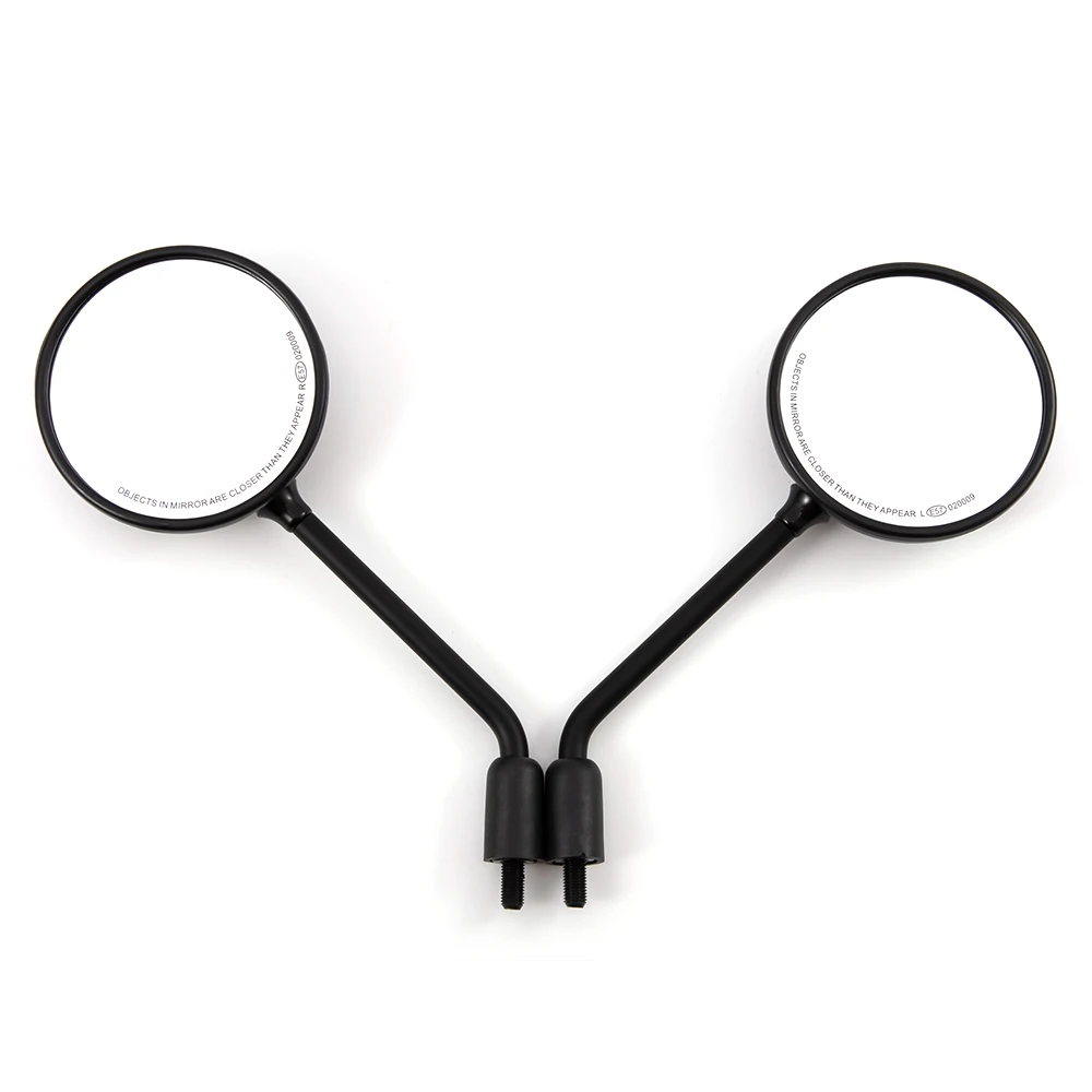 Round mirror Motorcycle Accessories 8mm10mm Screw Motorbike Back View Mirror Electric Bicycle Rearview Mirrors Moped Side Mirror