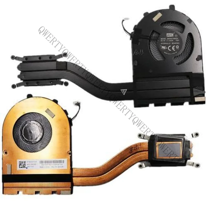 AO + ventilador de CPU disipador de calor refrigerador del radiador para Lenovo ThinkPad E495 E595 02DL861 02DL862