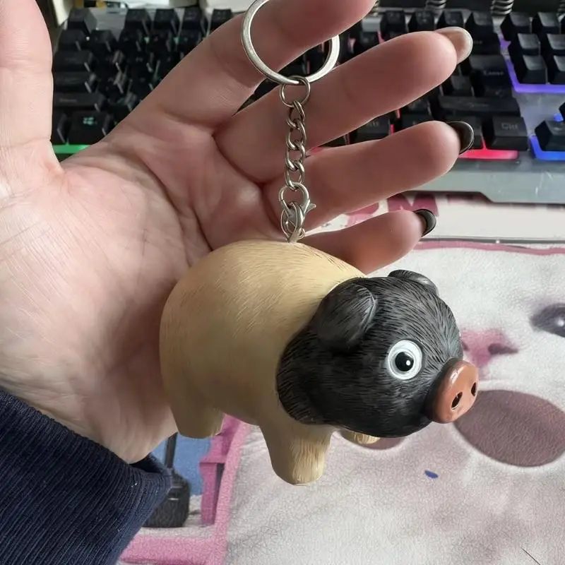 31BB Pig Holder With User Friendly Resin Construction For Multiple Purposes Purse Decoration