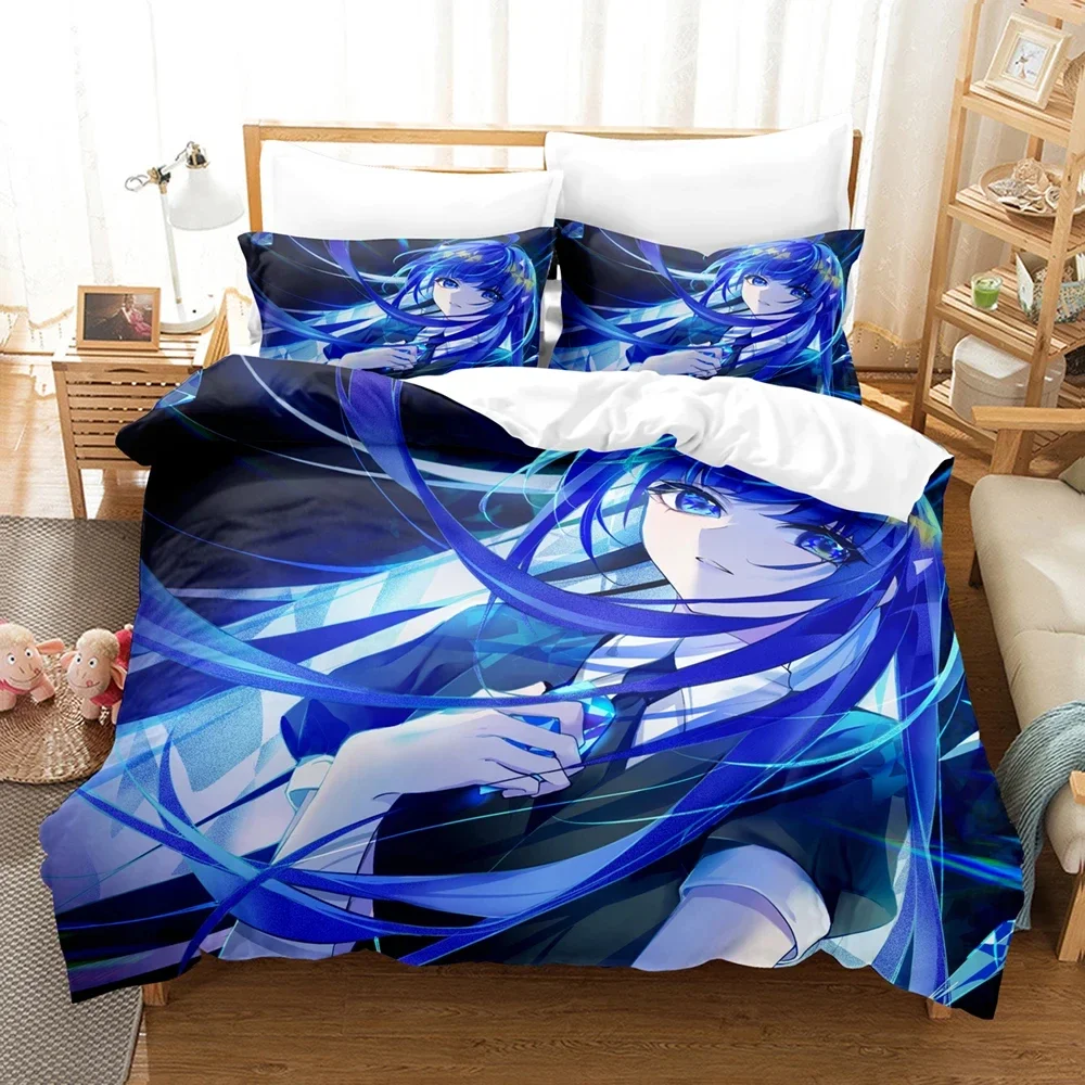 

3D Print Anime Houseki no Kuni Bedding Set Boys Girls Twin Queen Size Duvet Cover Pillowcase Bed Kids Adult Home Textileextile