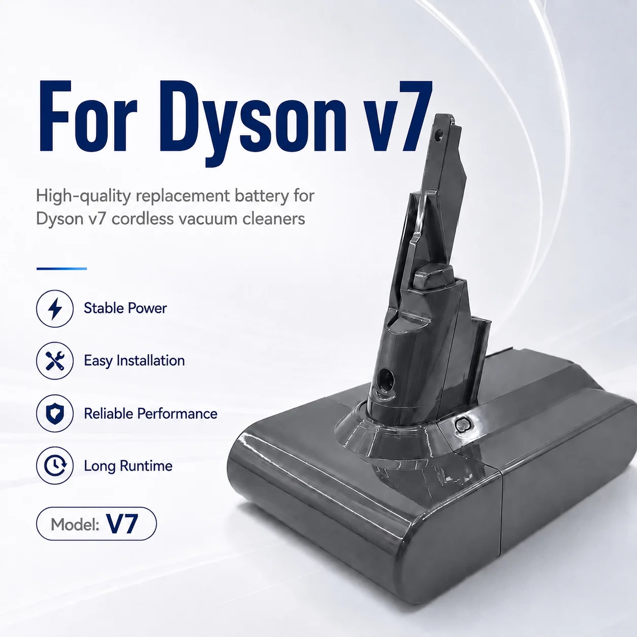 21.6V 16800mAh/28000mAh Replacement Battery for Dyson V7 Fluffy Animal Pro Motorhead SV11  229687 Vacuum Cleaner