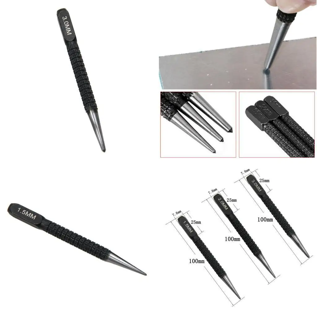 

Y1UD Pen Centre Automatic Center 1.5/2/3mm for Wood Metal Plastic