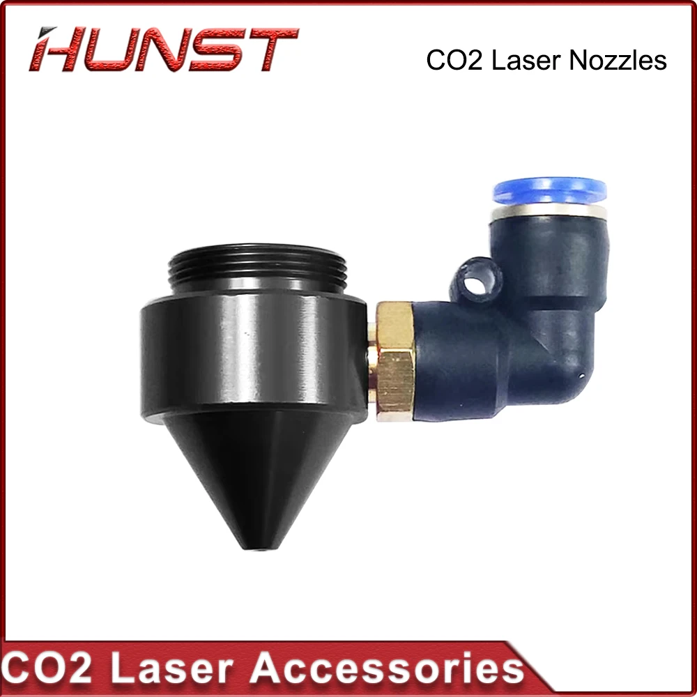 HUNST Co2-Laser-Luftdüse für Dia.20 FL50,8 mm Fokuslinse für Laserkopf bei CO2-Laserschneidemaschine