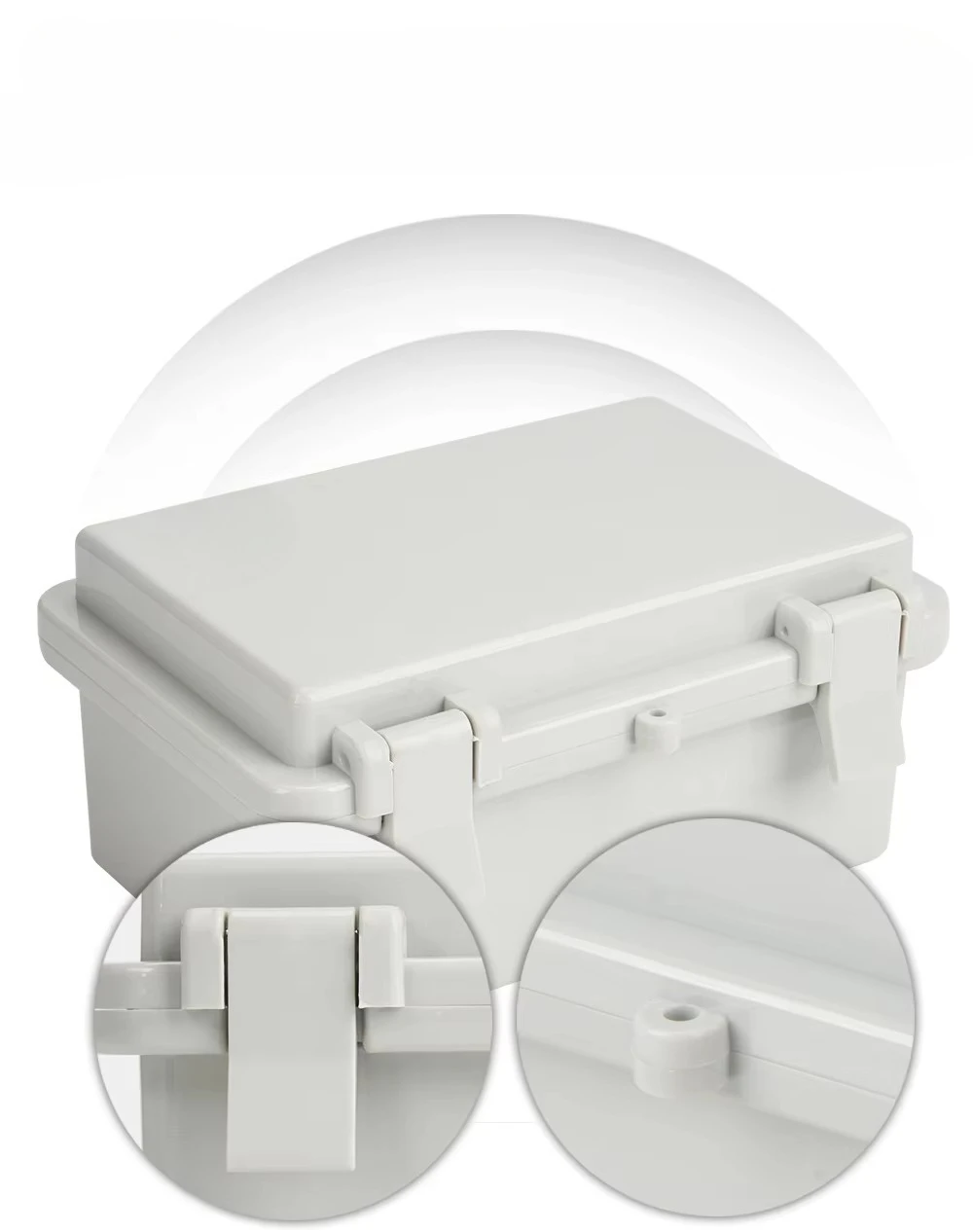 

Flip Type Waterproof Plastic Junction Box, Electronic Control Cable Enclosure Shell