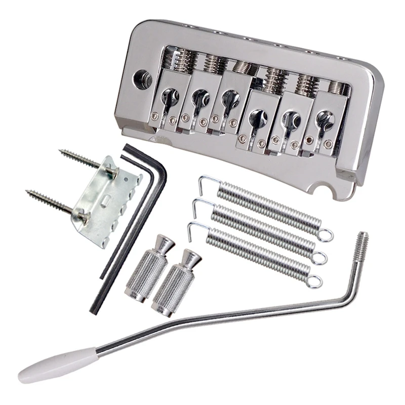 

1 Set Saddle Hardtail Top Load Electric Guitar Bridge Zinc Alloy Iron Musical Instruments Accessories