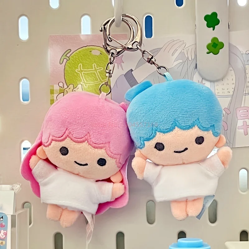 متوفر في المخزون الأصلي التوأم ستار حقيبة اليابانية لطيف أفخم قلادة الطعم القديم لطيف دمية الحلي مفتاح سلسلة الحلي هدية #5