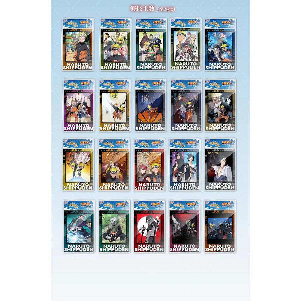 Nuove carte da collezione originali Eaki Naruto Battaglia al sangue caldo Ruoli anime Timbro Tema speciale Design Carte di personaggi Giocattoli Regali