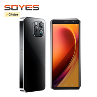 SOYES XS16 Pro 4'' Mini Smartphone 4GB RAM 128GB ROM Android 10.0 Octa-core 2100mAh Face ID 4G LTE Type-C OTG Small Phone