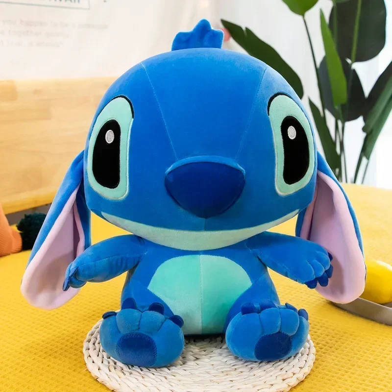 80CM Big Size Disney Plush Doll Toys Anime Lilo & Stitch Stuffed Animal Cute Plushies Kids Xmas Baby Christmas Gift