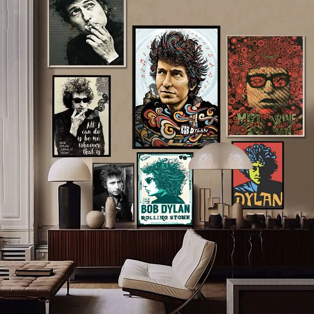 المغني B-Bob ديلان مغني الراب DIY لزجة ملصق مقاوم للماء ورقة ملصق مقهى بار ملصقات جدار اللوحة #1