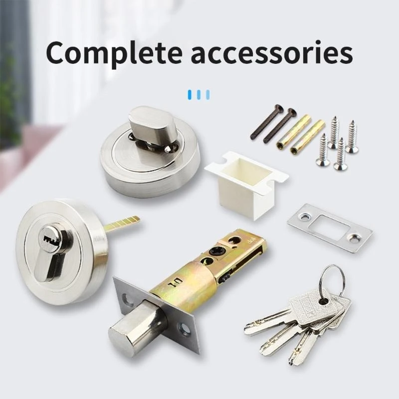 

Скрыть конструкции одноцилиндрового вещания. Прочный замок из нержавеющей стали для 35 50 мм спереди и внутренней двери включен