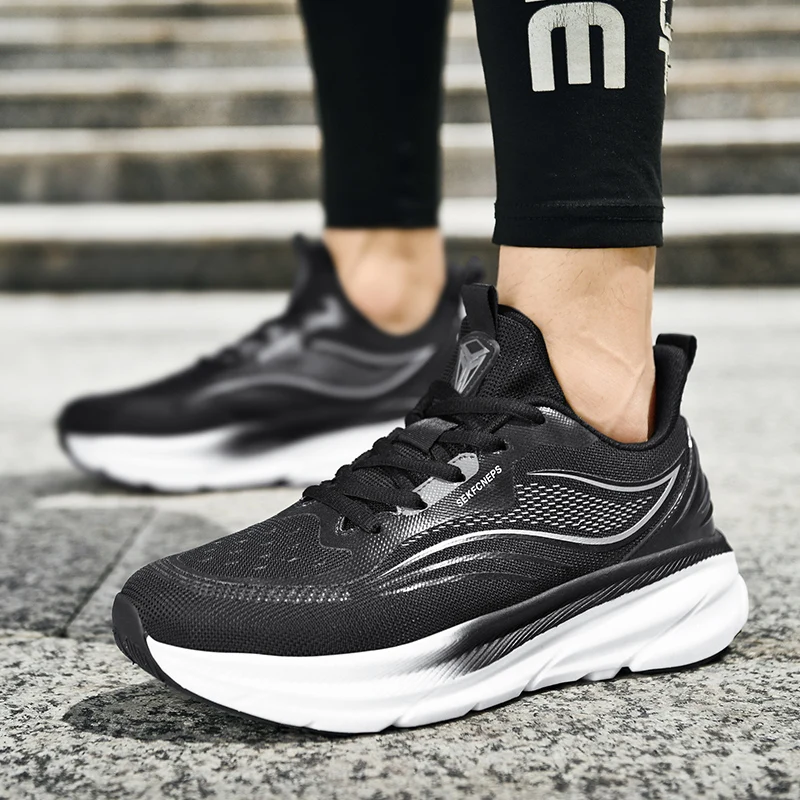 

Fashion sports shoes men's shoes Fashion racing running shoes new soft sole lightweight shock absorbent breathable jump rope