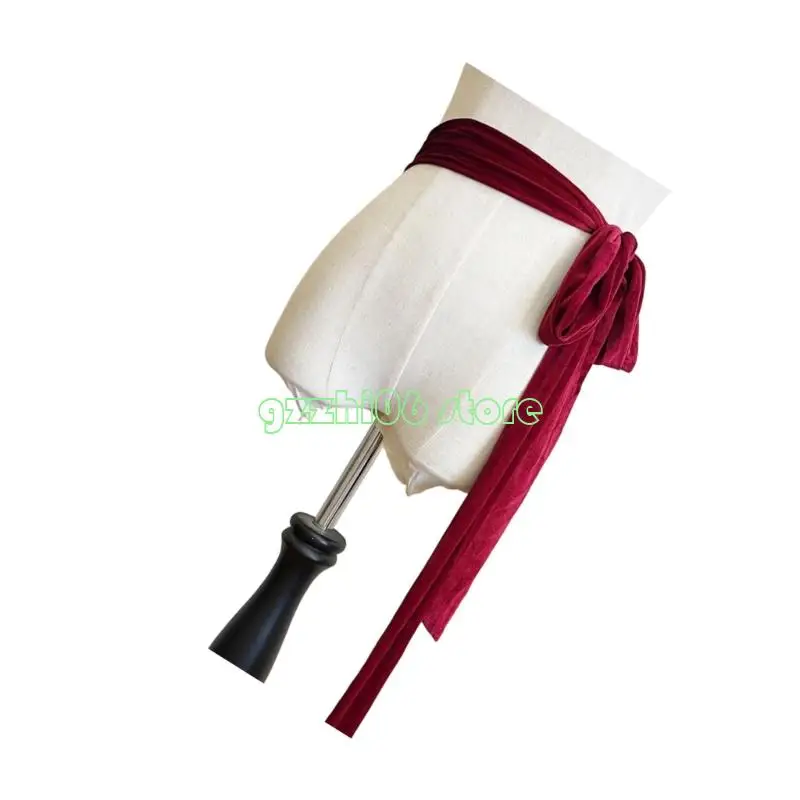 حزام خصر مخملي رفيع T5UF، حزام بطول قابل للتعديل للنساء والرجال، سهل الاقتران بأنماط متعددة #4