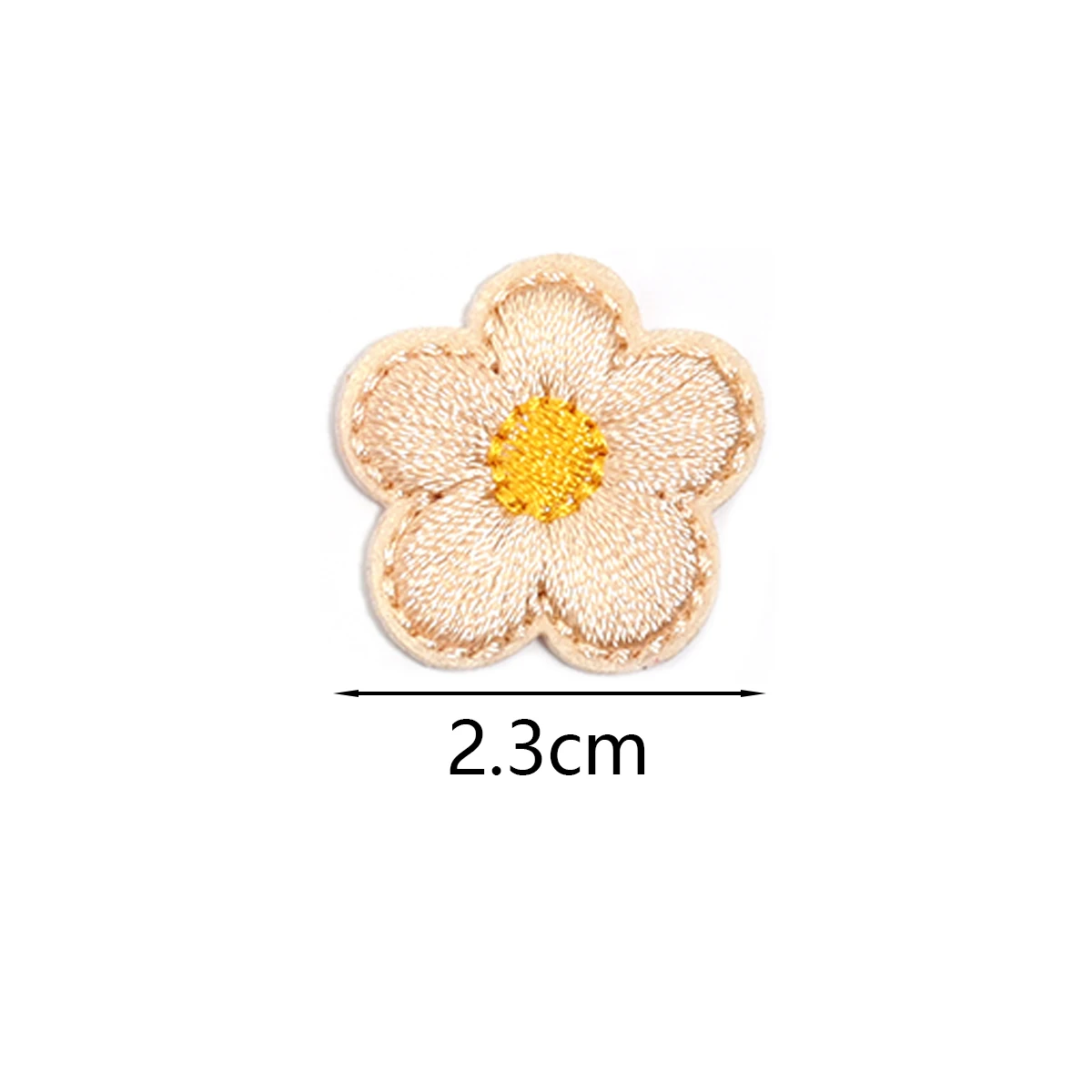 

10pcs/lot Colorful Flower Appliques Embroidered Flower Patches Stickers For Sewing Clothing DIY Haircilps Jewelry Decoration