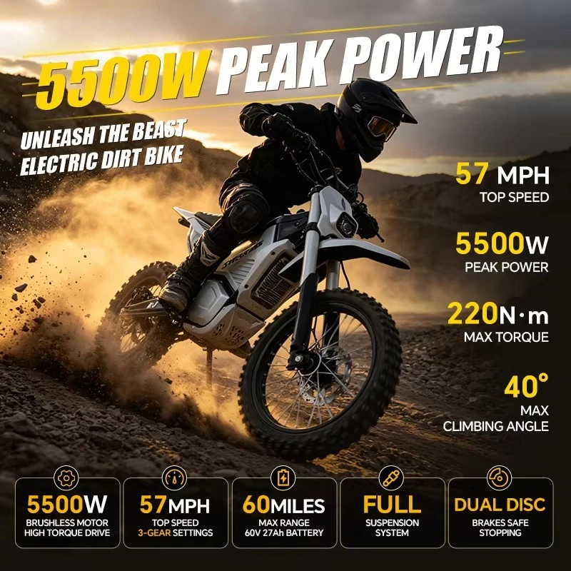 QQA 2026 New SYKERUNS X7 Adult Electric SUV 5500W 57MPH 60V 27Ah 60 miles 220N.M Torque, SUV