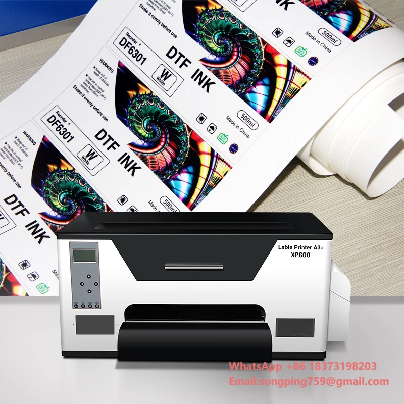 

Горячая распродажа: Принтер для этикеток A3 XP600 для нанесения клейких наклеек на пластиковые изделия и бутылки