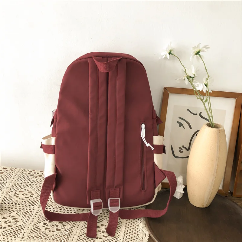 Mochila impermeable para mujer y niña, morral escolar Unisex para adolescentes, Kawaii Mochila para ordenador portátil, Mochila bonita para estudiantes