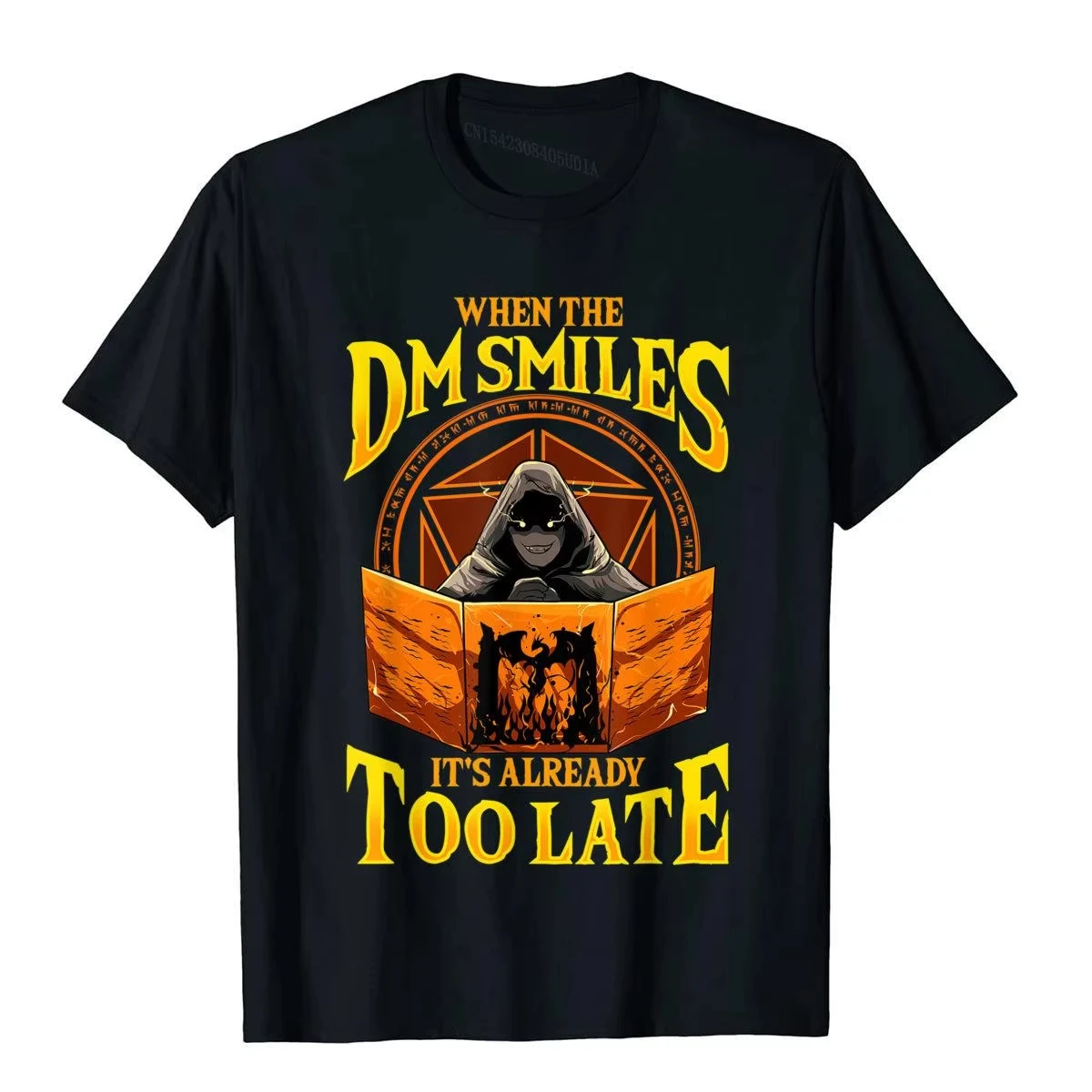 2026New When The DM Smiles It's Already Too Late RPG Tabletop Gaming T-Shirt Street Men on Sale Cotton Tops Tees Slim Fit Y2K