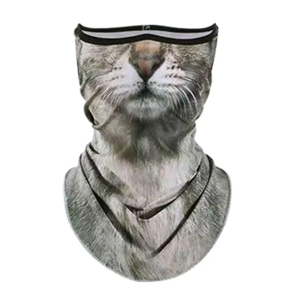 Reiten Sonnenschutz Maske Reiten Sonnenmaske Sommer Sonne Gesicht Ohr Katze Maske Maske Schutz Sonne Radfahren Tier Wind Maske Maske E4G0 – Detail 10