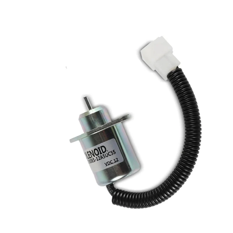 SA-4569-T 1503ES-12A5UC5S 17454-60010 16616-60010 17594-60014 12V إيقاف التشغيل الملف اللولبي لمحركات الديزل لآلة كوبوتا #5