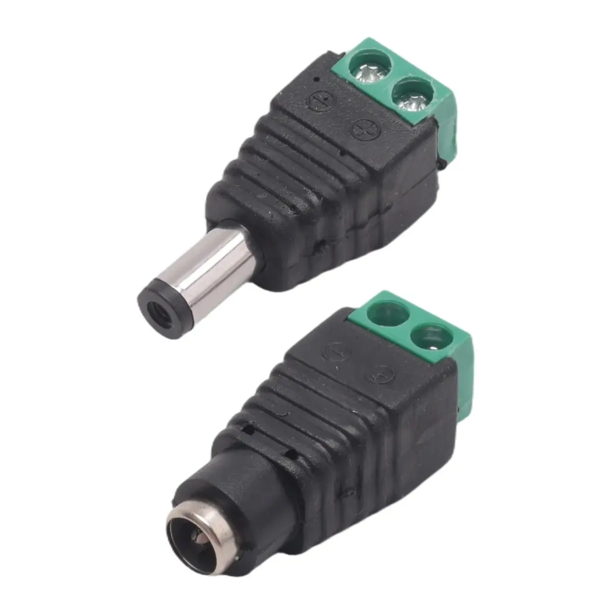 DT253~2 plug male and female 5.5 x 2.1 mm DC jack, surveillance camera EU power plug