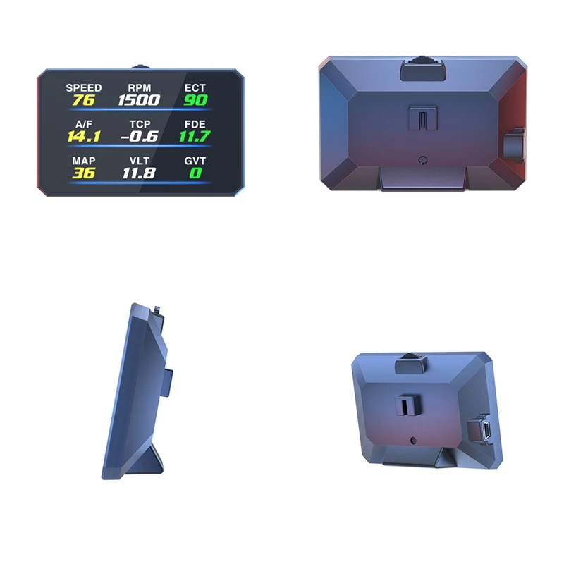 Super Sale P16 Car OBD HUD OBD2 Head Up Display Car Projector Digital Speedometer Water Temp Speed Security